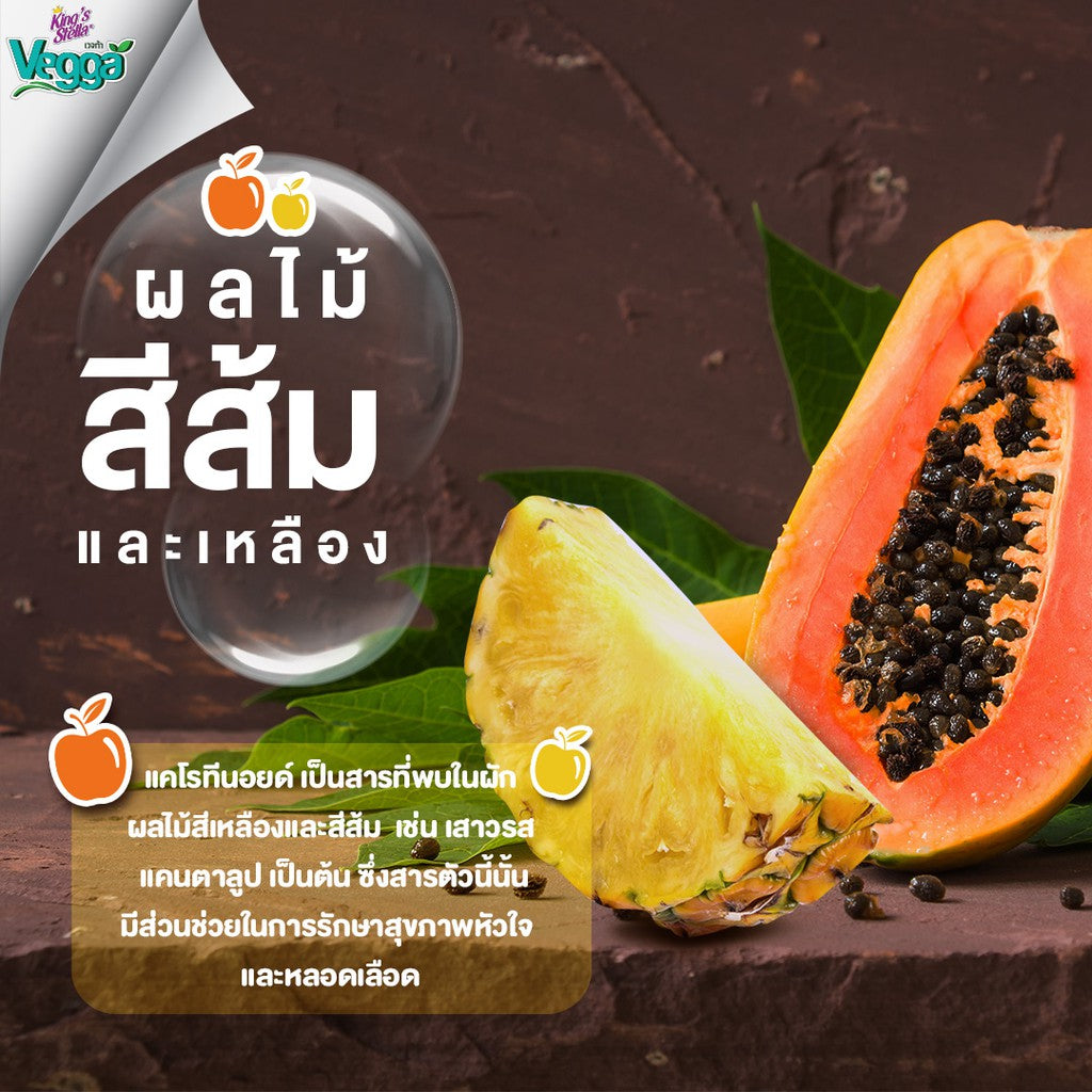 King's Stella (คิงส์สเตลล่า) Vegga เวจก้า น้ำยาล้างผักผลไม้ สูตรธรรมชาติ กำจัดไข่พยาธิ ล้างสารพิษตกค้างได้ถึง 95-99%