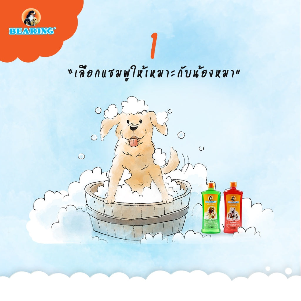 BEARING Beauty Lotion for Dog & Cat น้ำยาบำรุงขนสุนัขและแมว บำรุงขนสวย ให้ผิวแข็งแรง ขนนุ่ม ลื่น ไม่พันกัน 250ml