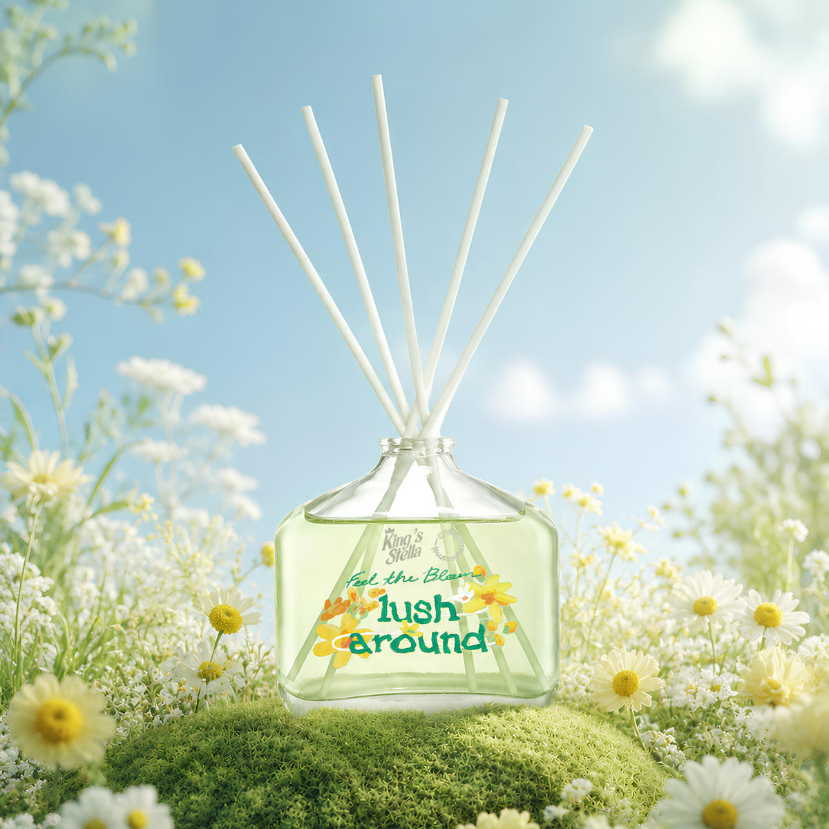 [เซตรวมก้านหอม] King's Stella Set Feel the bloom Reed Diffuser 100 ml.