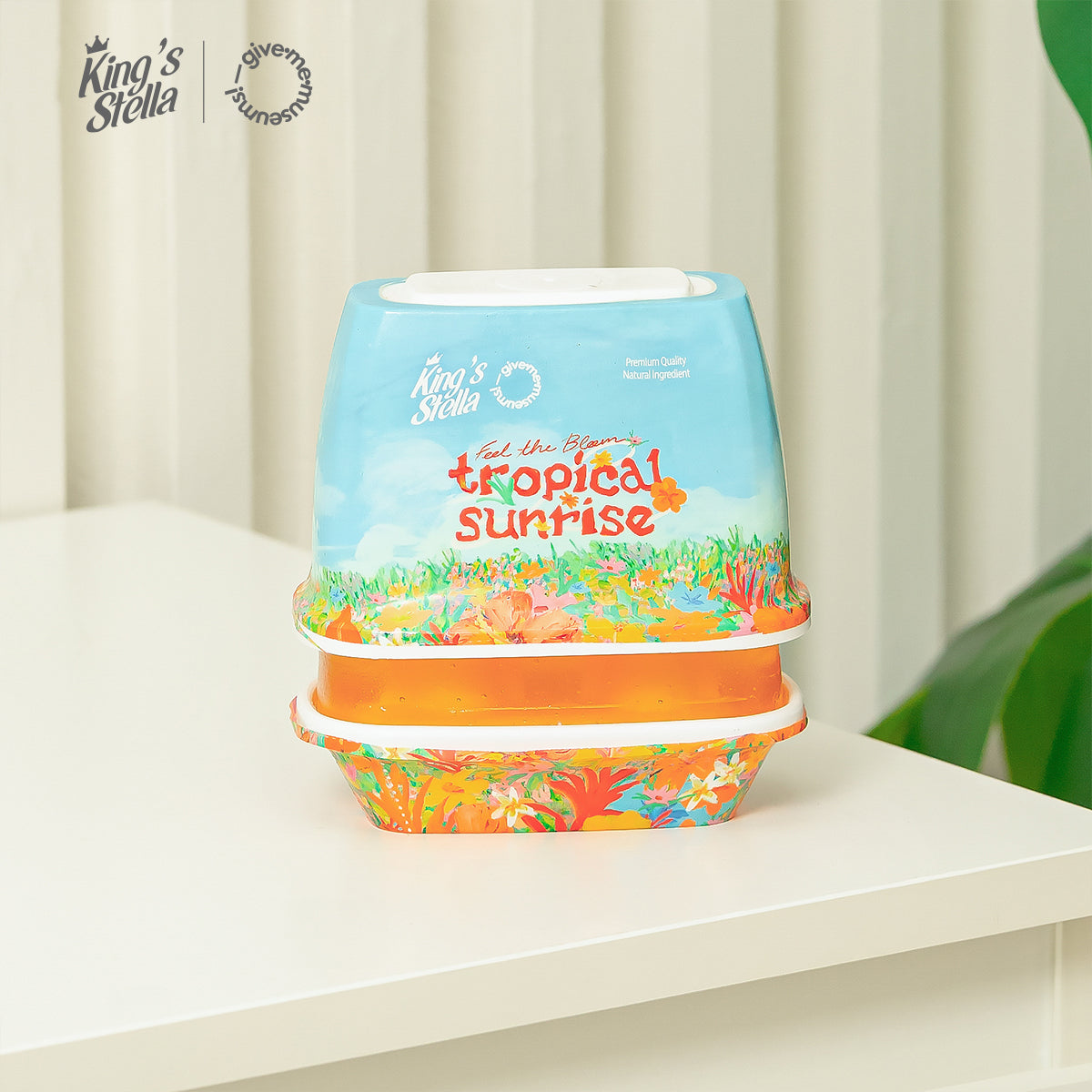 King's Stella x Give me museums เจลหอมปรับอากาศ สดชื่นราวอยู่ท่ามกลางสวนดอกไม้ 4 สไตล์ Feel The Bloom Air Freshener Gel
