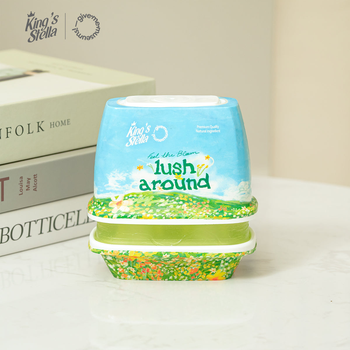 King's Stella x Give me museums เจลหอมปรับอากาศ สดชื่นราวอยู่ท่ามกลางสวนดอกไม้ 4 สไตล์ Feel The Bloom Air Freshener Gel