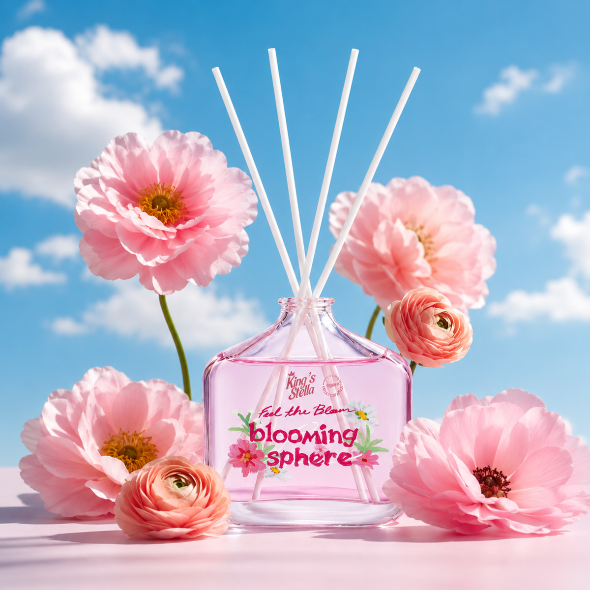 [เซตรวมก้านหอม] King's Stella Set Feel the bloom Reed Diffuser 100 ml.