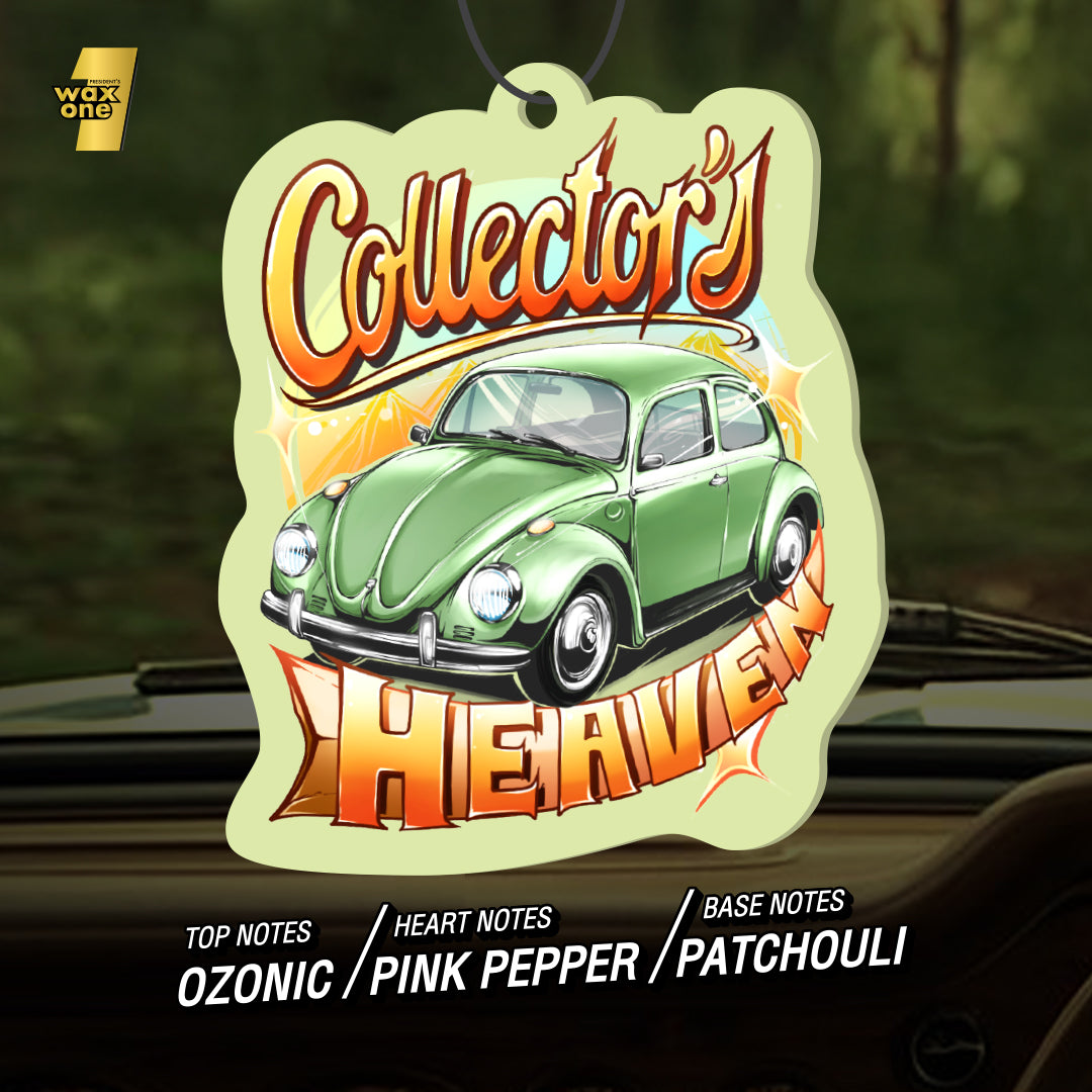 President's WaxOne Gold Air Freshener แว็กวัน โกลด์ แผ่นน้ำหอมปรับอากาศในรถยนต์ 13 g.