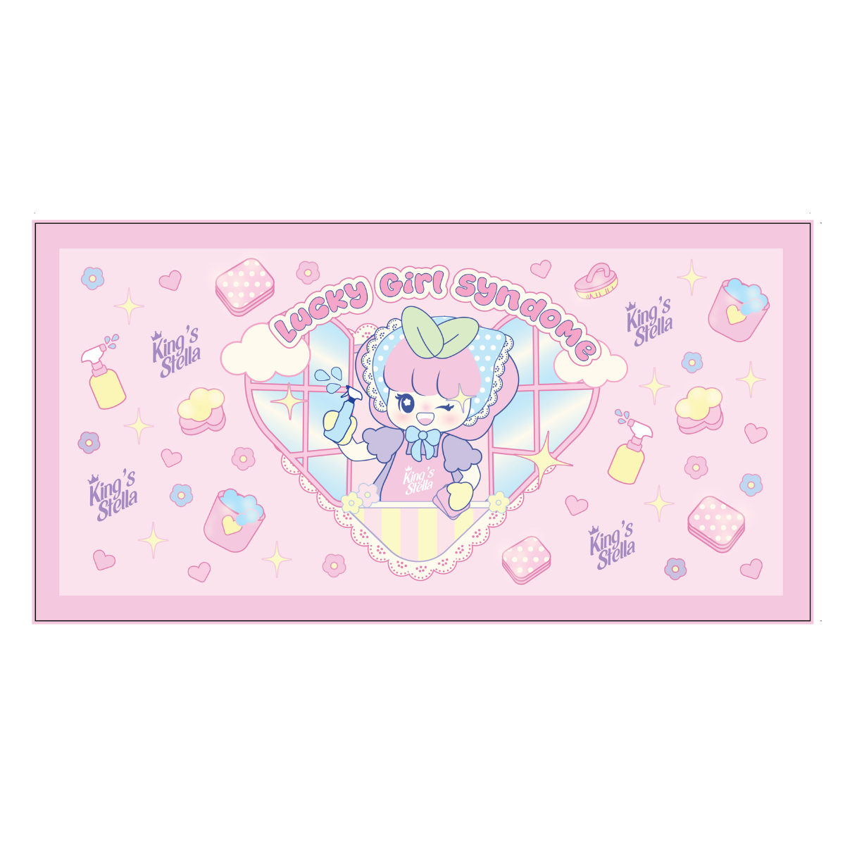 [สินค้าสำหรับแถมฟรี] King's Stella ผ้าห่มอเนกประสงค์ ผ้านาโน ขนาด 70x140 cm.(คละสี)