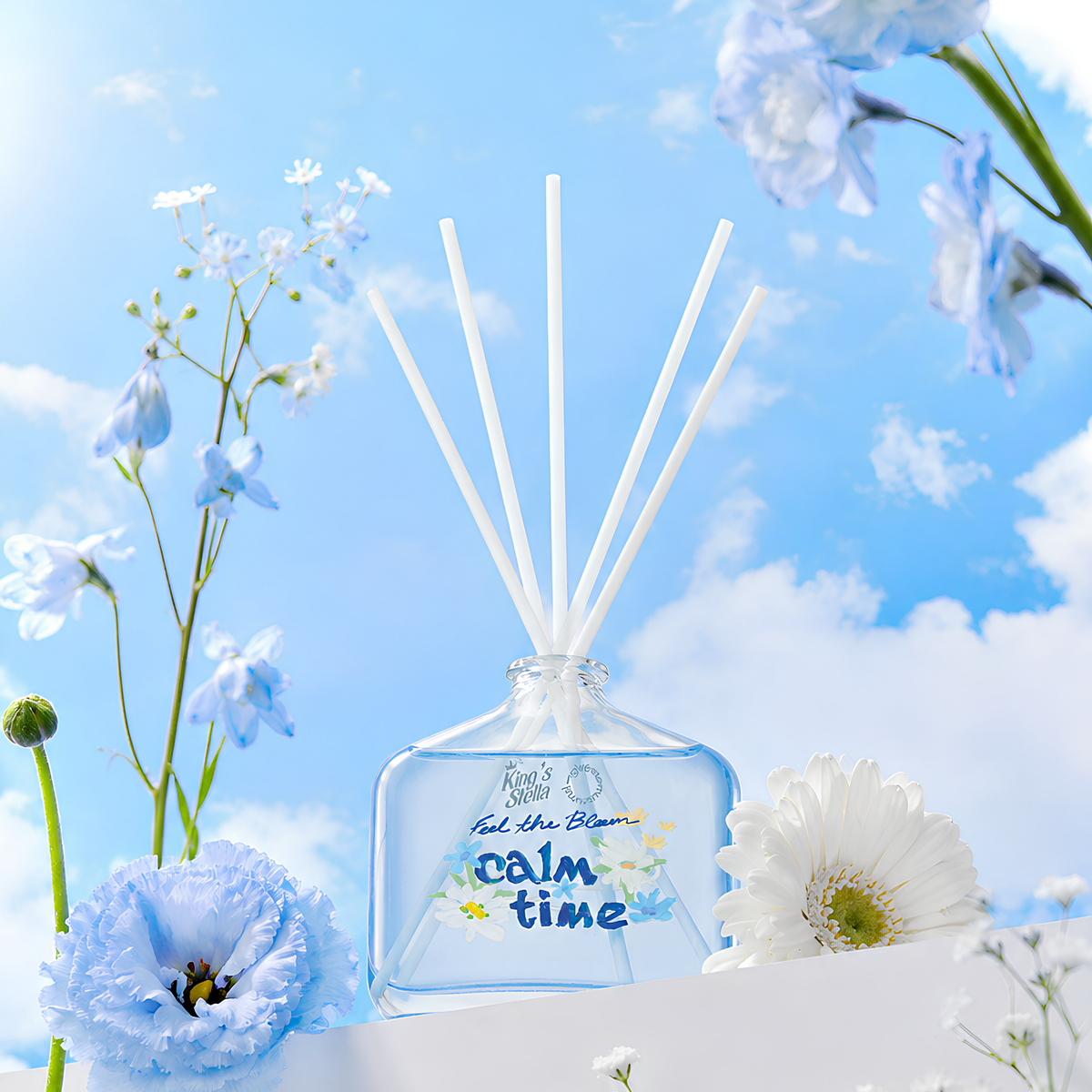 [เซตรวมก้านหอม] King's Stella Set Feel the bloom Reed Diffuser 100 ml.