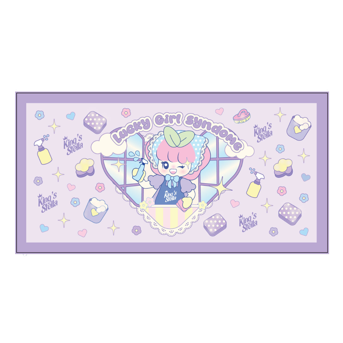 [สินค้าสำหรับแถมฟรี] King's Stella ผ้าห่มอเนกประสงค์ ผ้านาโน ขนาด 70x140 cm.(คละสี)