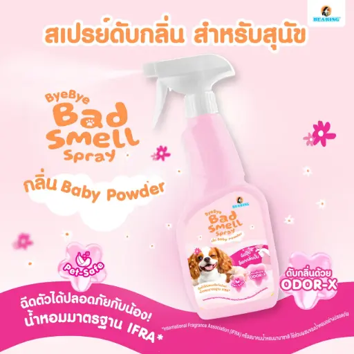 [DBRBS-06X1*] *BEARING สเปรย์หอมดับกลิ่น Bad Smell Bye Bye
